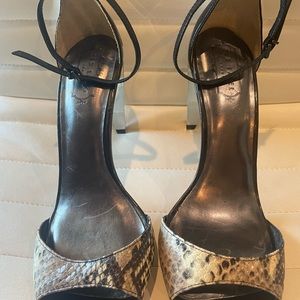 ted baker snake skin strappy heels!!